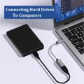 Miniatyrbilde 5 av 5: USB-C til USB-adapter, USB Type-C til USB-A OTG-kabel, USB-A-adapter, kompatibel med iPhone 15 Pro/Max, iPad Pro, Samsung Galaxy S21 S22 S23,..