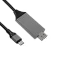 Pikkukuva 1 / 5: 2M USB Type-C - HDMI-kaapeli Samsung Galaxy S8 G950:lle - Musta