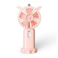 Håndholdt vifte, USB-skrivebordsvifte, for reise, kontor, rom, husholdning - Rosa