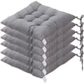 Stolsdynor - 40x40 cm - Polyester - 6 stycken - Komfort inomhus
