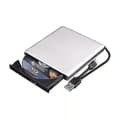 Miniatyrbild 1 av 5: Extern Blu-ray DVD-enhet 3D, USB 3.0 och Type-C Blu-ray CD DVD-läsare, tunn bärbar optisk Blu-ray-enhet kompatibel med Macbook
