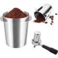 Miniatyrbillede 1 af 5: 58 mm kaffemålekop i rustfrit stål, pulverføder, filterholderdispenser til espresso