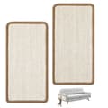 Sisal klorematte, 2 stk, 45×25 cm – sofatrekk, selvklebende, innendørs