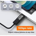 Pikkukuva 3 / 5: USB-C–USB 3.1 -sovitin (2 kpl), Type-C naaras OTG-sovitin, yhteensopiva iPhone 15 Pro/Max, iPad Pro, MacBook Pro Air, Google Pixel, Samsung