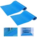 Halkfri PVC-poolstege matta 90 x 23 cm - set om 2, skyddande foder, tvättbar