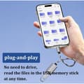 Miniatyrbilde 3 av 5: USB-C til USB-adapter, USB Type-C til USB-A OTG-kabel, USB-A-adapter, kompatibel med iPhone 15 Pro/Max, iPad Pro, Samsung Galaxy S21 S22 S23,..