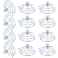 60M5-10 Sugproppar - Förpackning med 12 - Transparent PVC - Skruv/Mutterfäste