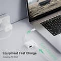 Pikkukuva 5 / 5: Usb C - Ethernet -sovitin, Usb Type C - Rj45 Gigabit Ethernet Lan -sovitin Pd 60w -laturilla, Air/pro:lle