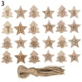 Julekalender-nummer DIY gaveposer hengende merkelapper - 2026 24-dagers nedtelling julekalender-etikett 3
