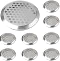 30 pak 53 mm runde ventilationshuller i rustfrit stål, runde ventilationsgitre