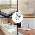Miniatyrbild 4 av 5: Justerbar Universal Bottenventilplugg - Galvaniserad Koppar - Ø40 mm - Hårfilter - 2-pack