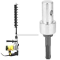 Miniatyrbillede 1 af 5: Metaljordboradapter til boremaskine (SDS Plus / rund skaft) - Sort
