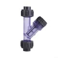 Miniatyrbillede 1 af 5: 20 mm PVC Y-filter (20-63 mm justerbar indvendig diameter) - netfilter til akvarier og vanding