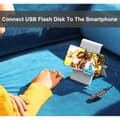 Miniatyrbillede 4 af 5: USB-C til USB 3.0-adapter [2-pak] OTG-kabel, USB Type-C han til USB-A hun, kompatibel med iPhone 16 Pro Max/15 Pro Max, iPad Pro, MacBook..