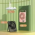 Miniatyrbillede 3 af 5: Ultra Støjsvag Foldbar Bordventilator, Mini Ventilator, Kontor Bordventilator White