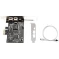 PCI-e PCI Express Firewire-kort, IEEE 1394-kontrollerkort med Firewire-kabel, för video, ljud Tr