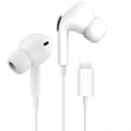 TG iPhone Hörlurar Lightning Mikrofon Bluetooth Vit