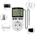 230V 16A digital termostatkontakt med 1,7m sond – -40°C till 120°C, värme/kyla, timer