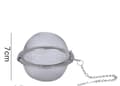 Miniatyrbillede 3 af 5: Te-infuser - Te-si i rustfrit stål, fødevaregodkendt net-tefilter (2-pak, 7 cm)