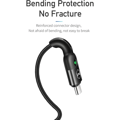 Miniatyrbilde 3 av 5: Spiral USB Type-C-kabel, USB-kabel med retread-funksjon, USB Type-C