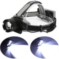 XHP70 Hodelykt, USB-ladehodelykt, Robust hodelykt med hodebånd, Digitalt display, Zoom, DUBUNS