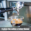 Miniatyrbillede 3 af 11: 53,3 mm Espresso Puck Skærm Espresso Filter Rustfrit Stål Kaffe Puck Skærm Genanvendelig Nedre Bruser Ren Kaffe Skærm 1,7 mm Tykkelse Kaffefilter Mesh Plade