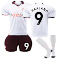 Miniatyrbilde 1 av 10: Manchester City fotballskjorte barn nr. 9 Haaland skjorte voksne 23-24 Borte M 23-24 Away M