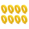 Resväskor Hjulskydd Silikon Tyst Skyddskåpa för Kabinväskor för De Flesta 8 Spinnerhjul gul yellow 8pcs