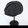 Miniatyrbillede 1 af 5: 2023 Retro Newsboy Kepsar Herr Octagonal Hats Peaky Blinders Newsbo Black