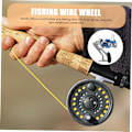 Miniatyrbillede 3 af 8: Handshake Reel Fiske Wire Wheel Fiske Tilbehør Fiske Reel Fiske Reel Værktøj Jordfarver Lip Gloss