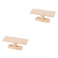 Miniatyrbillede 4 af 5: 1/2 Bærbar Ur-Displaystativ Smykkeholder til Soveværelse Gul 20 x 6 x 8cm