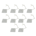 Miniatyrbild 6 av 7: 10 set actionfigur stativ transparent akryl anime figur display stativ stöd hållare bas