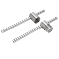 Miniatyrbillede 6 af 8: Akvarie CO2-regulator med 12V-adapter, akvarietrykreduktion, dobbelt manometer Inkluderer boble tæller og tilbageslagsventil, W21.8-interface