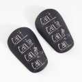 Miniatyrbillede 1 af 10: 1 par mini benskinner Fodbold benskinner XSBLACK SORT XSBlack Black XS