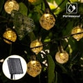 Miniatyrbilde 5 av 6: Solcellelamper utendørs, 30 LED-sollamper lysslynge sollamper utendørs hage
