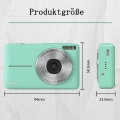 Miniatyrbilde 2 av 6: Digitalkamera 1080p FHD-kamera Autofokuskamera 44MP kompaktkamera 2,4 tums LCD-skärm 16x digital zoom Uppladdningsbar minivideokamera för