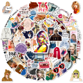 Pikkukuva 2 / 7: 50 Taylor-tarraa uutta laulajaa Taylor Swiftiä Taylor Swift -tarroja T01041600 50PCS