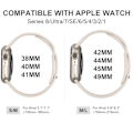 Miniatyrbild 4 av 5: 4-pack remmar kompatibla med Apple Watch - remmar för Apple Watch Ultra/iWatch Series 8 SE 7 6 5 4 3 2 1, ljusa färger