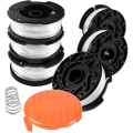Miniatyrbillede 1 af 7: Trimmerlina spole til Black and Decker Trimmere, 6 Trimmer Line-Xin