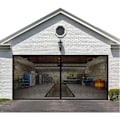Miniatyrbild 1 av 5: 8ftx7ft Magnetisk Garageport Skärm för 1 Bils Garageportar, Förstärkt Glasfiber Garage Skärm, Hands Free, Magnetisk Skärmdörr