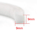 Pikkukuva 5 / 6: Borsttätning självhäftande dörrbottentätning, borstlisttätning Vit White 9*9mm