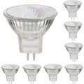 MR11 12V 35W Halogen GU4 Sockel Spotlights, Varmvit 2800K, Dimbar, 8-pack