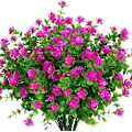 Miniatyrbild 1 av 8: Konstgjorda blommor Falska utomhus UV-beständiga buxbomväxter Buskar 4-pack för hängande växt inomhus utomhus
