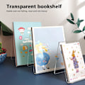 Miniatyrbillede 5 af 5: Bogstativ til bogvisning, bogstativ i 8 dele i akryl, bogstativ i transparent menu, bogstativ i klar akryl