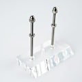 Miniatyrbillede 2 af 5: Deck Wall Mount Skateboard Hanger Professionel Display Rack Opbevaringsværktøj Akryl Transparent transparent