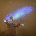 Miniatyrbillede 3 af 11: Moon Galaxy Projektionslampe Baggrund Atmosfære Nattlys Sort A-A