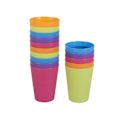 Miniatyrbilde 1 av 7: 15 stk fargerike plastkopper drikkekopp for hjemmet Gjenbrukbar festutstyr og festtilbehør 101-200 ml (blandet farge)