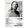 Miniatyrbillede 1 af 5: Pop-sanger lærred plakat til Taylor Swift til værelsesæstetik Lærred vægkunst Soveværelse Reputation 20*30CM Reputation 20*30CM
