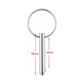 Miniatyrbilde 3 av 5: Stk Hurtigutløserkulepinner, 316 Rustfritt Stål 6,3 mm Diameter Hurtigutløserpinner med Fjærbelastet Kuleende