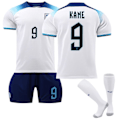 Miniatyrbild 1 av 2: 22-23 VM England Hemmatröja Fotbollströja för vuxna barn No.9HarryKane 26 No.9HarryKane 26